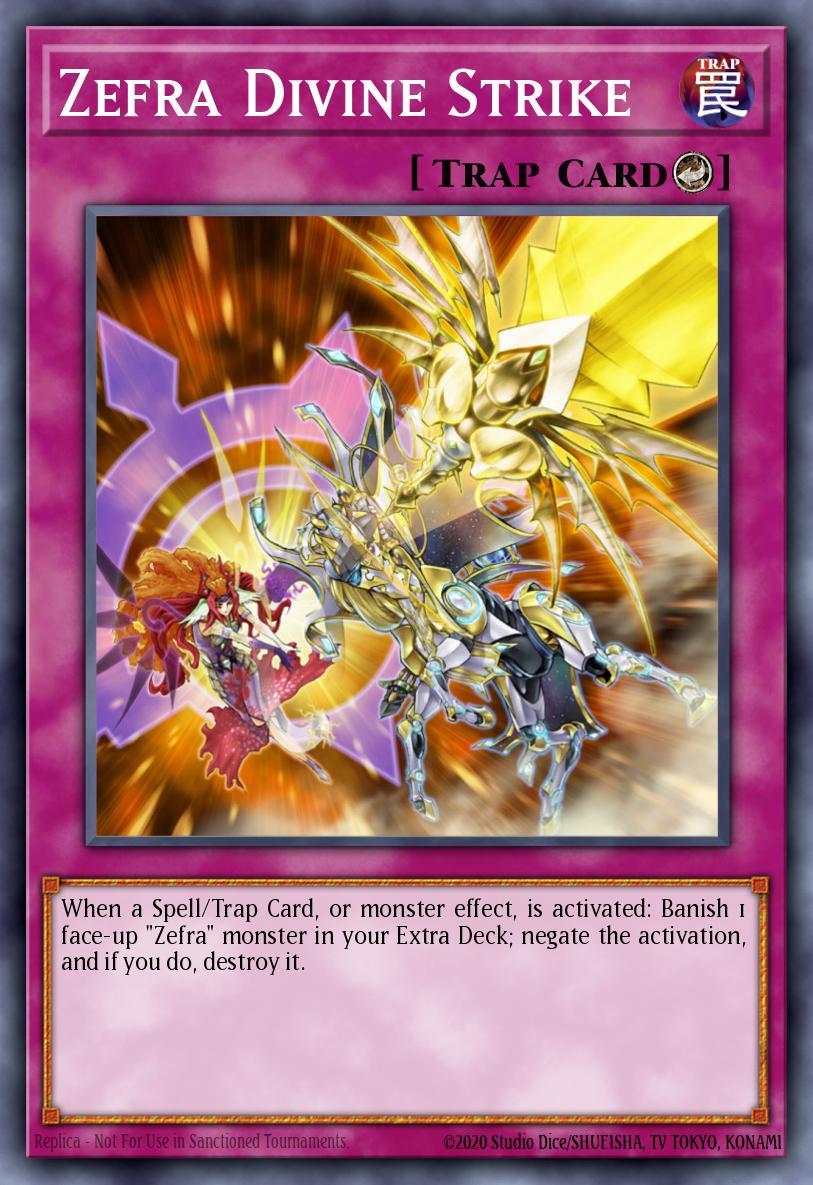 Zefra Divine Strike Yu-Gi-Oh card