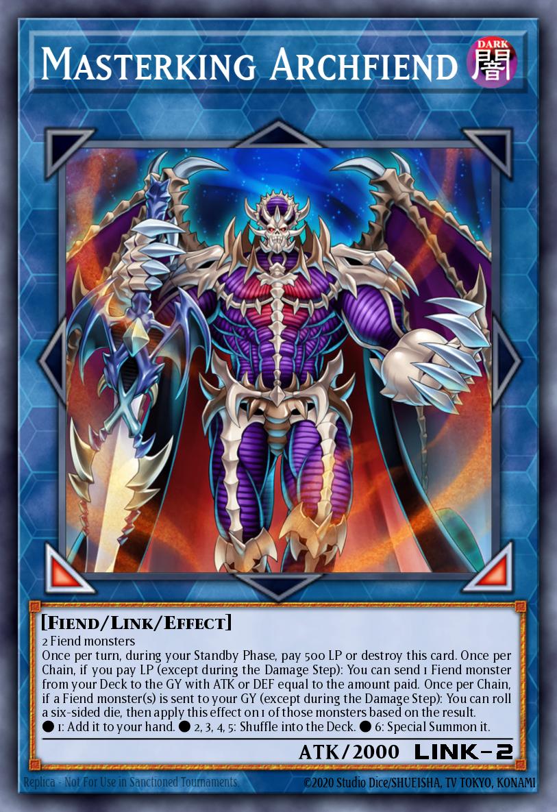 Masterking Archfiend Yu-Gi-Oh card