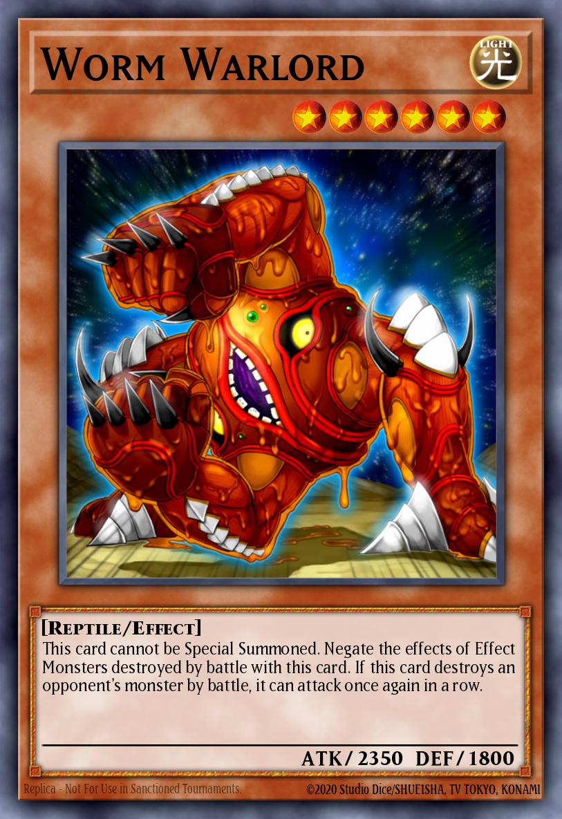 Worm Warlord Yu-Gi-Oh card