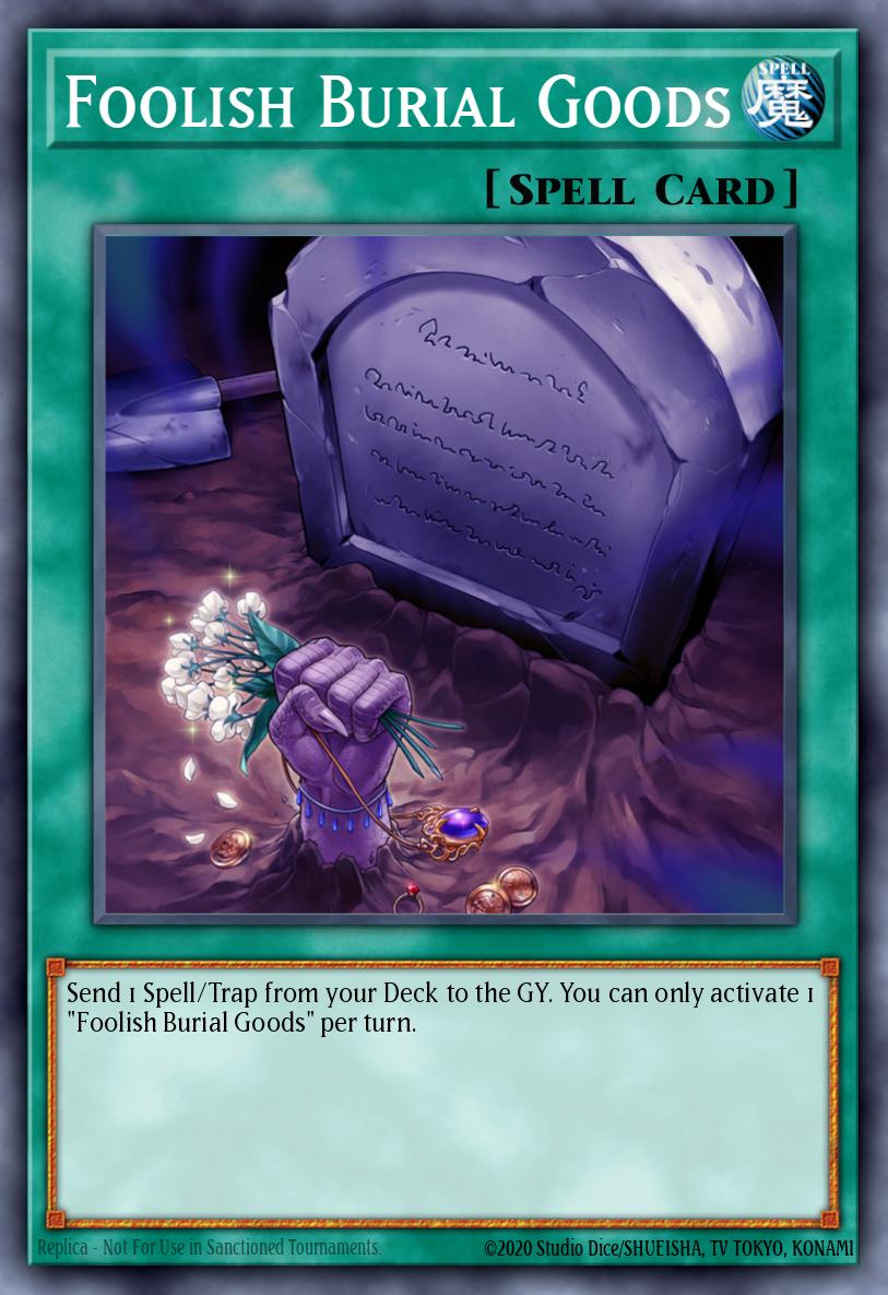 Foolish Burial Goods Yu-Gi-Oh card