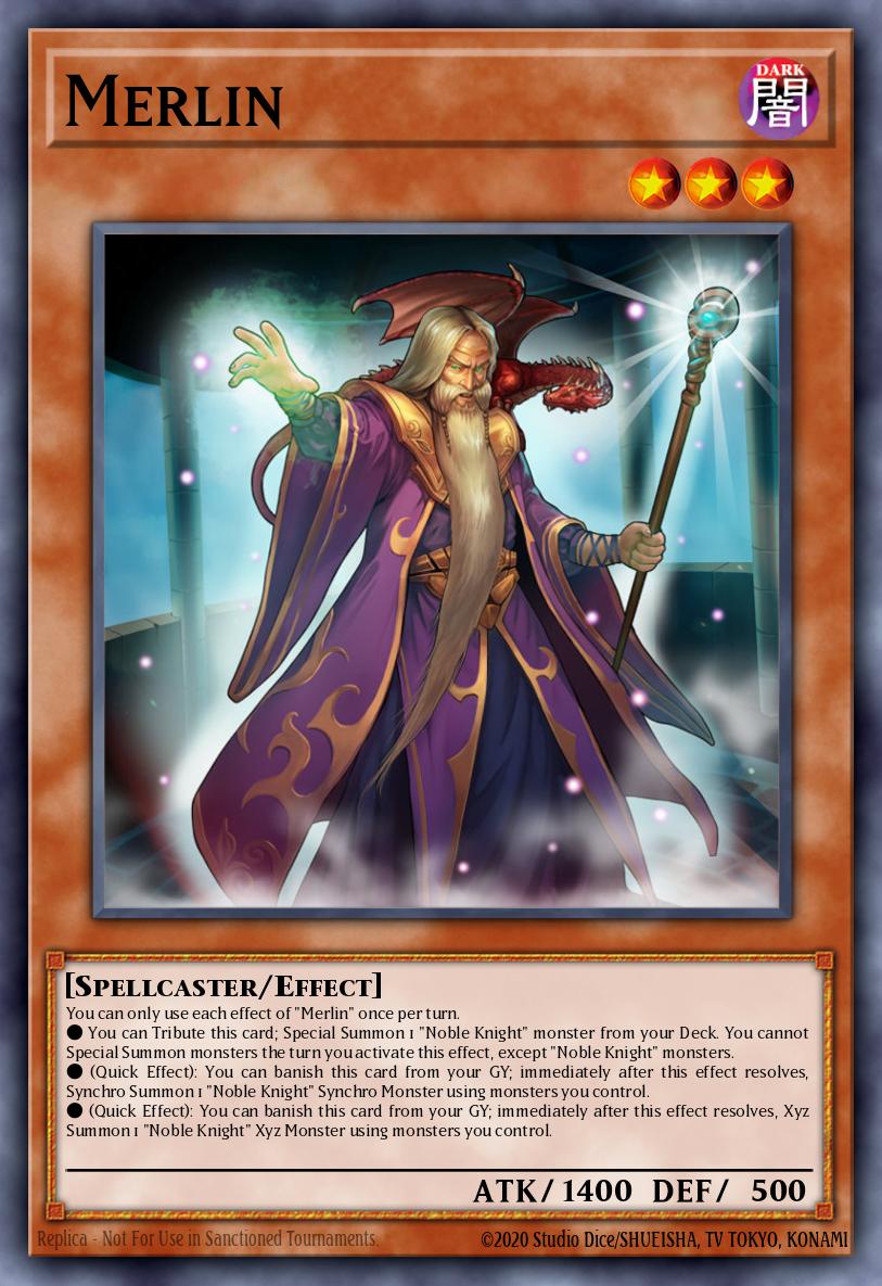 Merlin Yu-Gi-Oh card