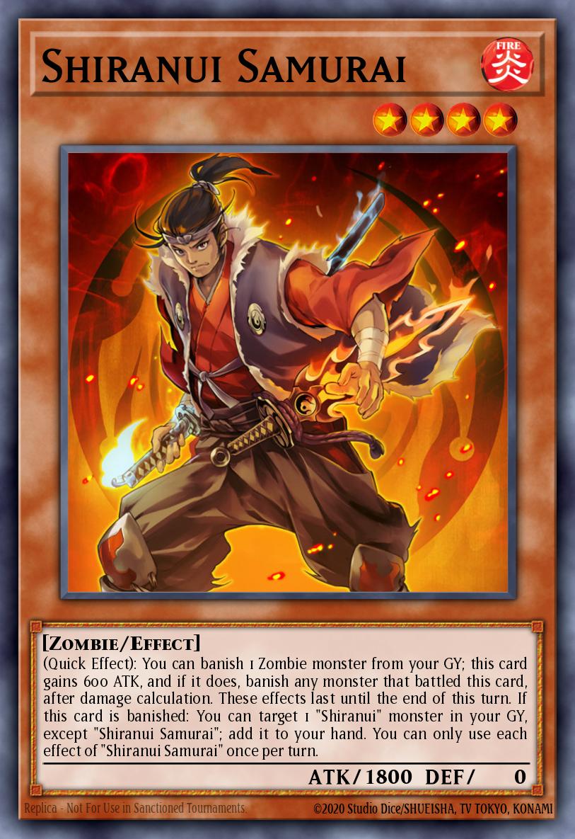 Shiranui Samurai Yu-Gi-Oh card