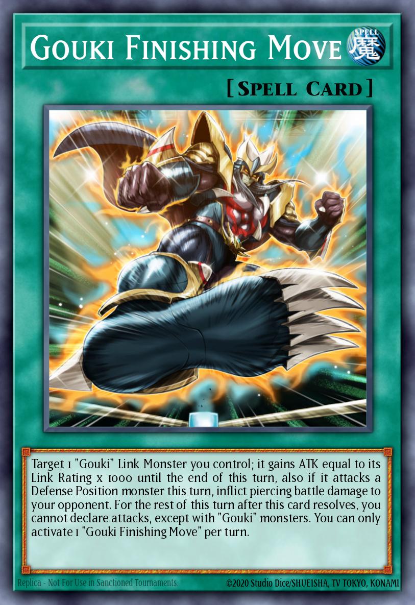 Gouki Finishing Move Yu-Gi-Oh card