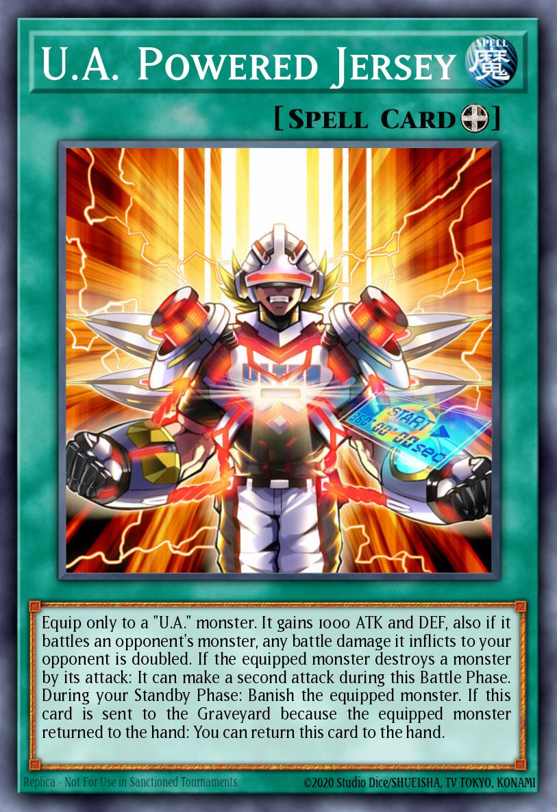 U.A. Powered Jersey Yu-Gi-Oh card