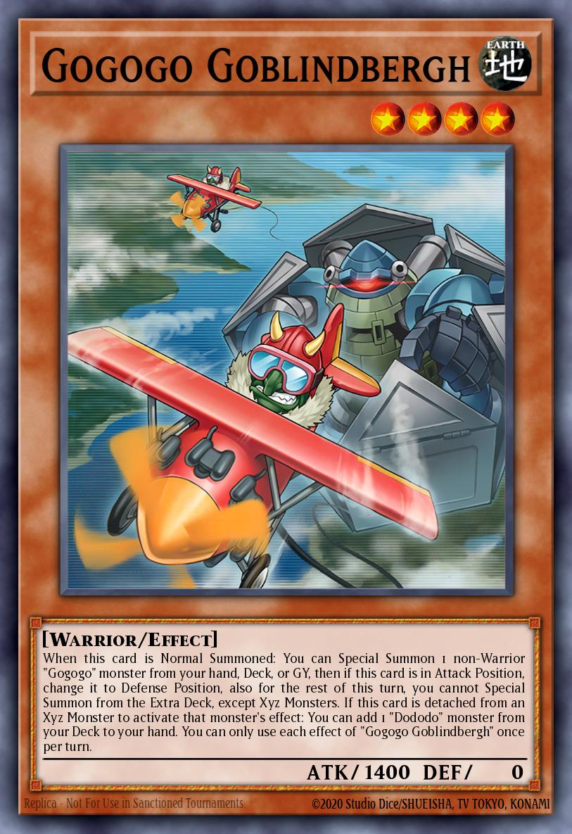 Gogogo Goblindbergh Yu-Gi-Oh card