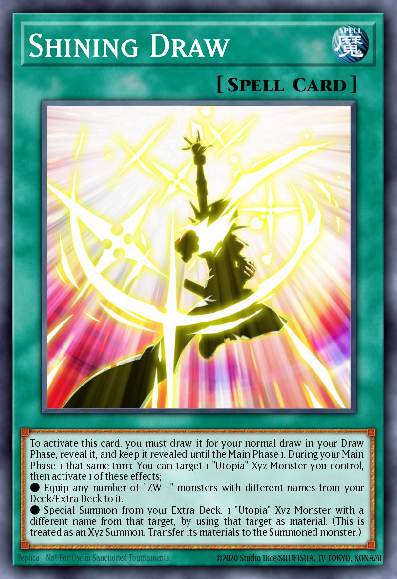 Shining Draw Yu-Gi-Oh card
