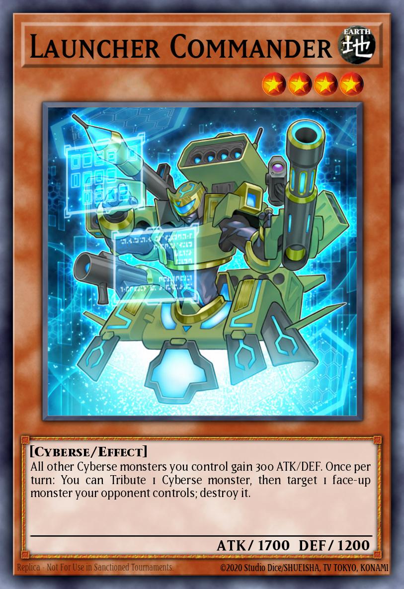 Launcher Commander Yu-Gi-Oh card