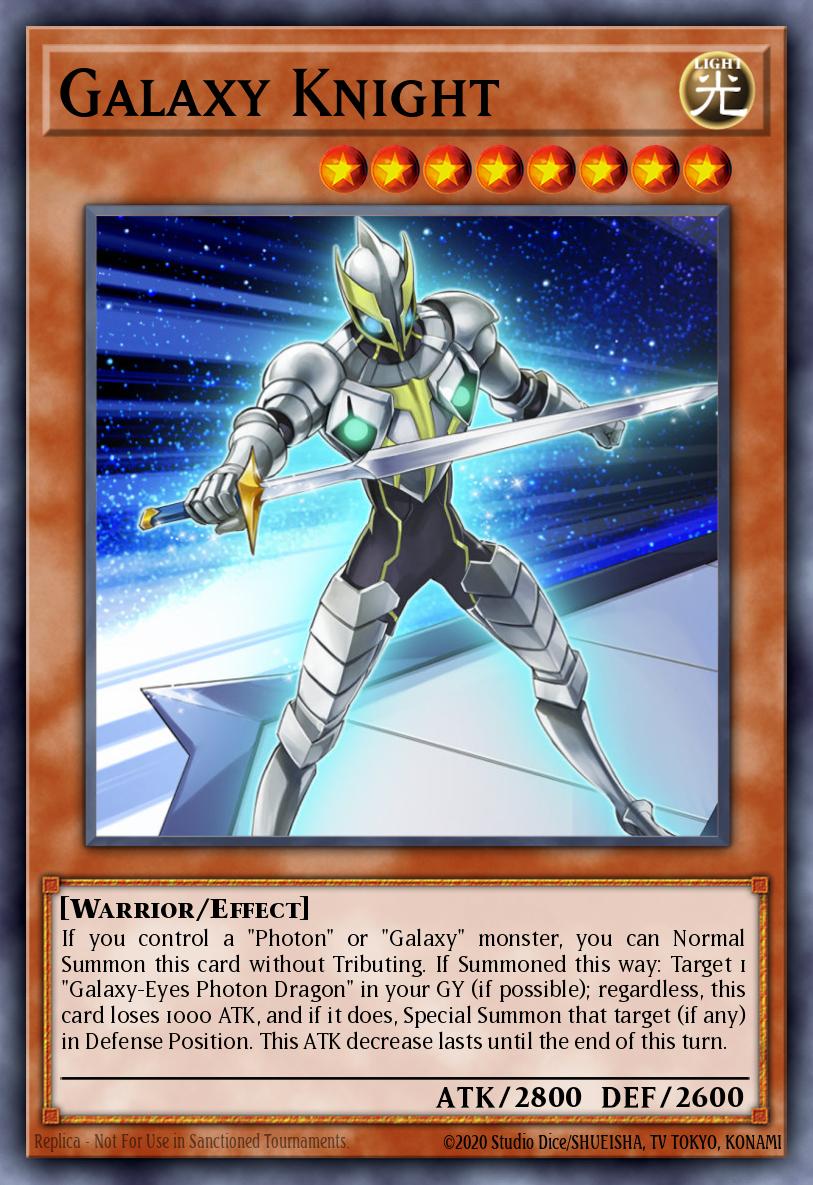 Galaxy Knight Yu-Gi-Oh card