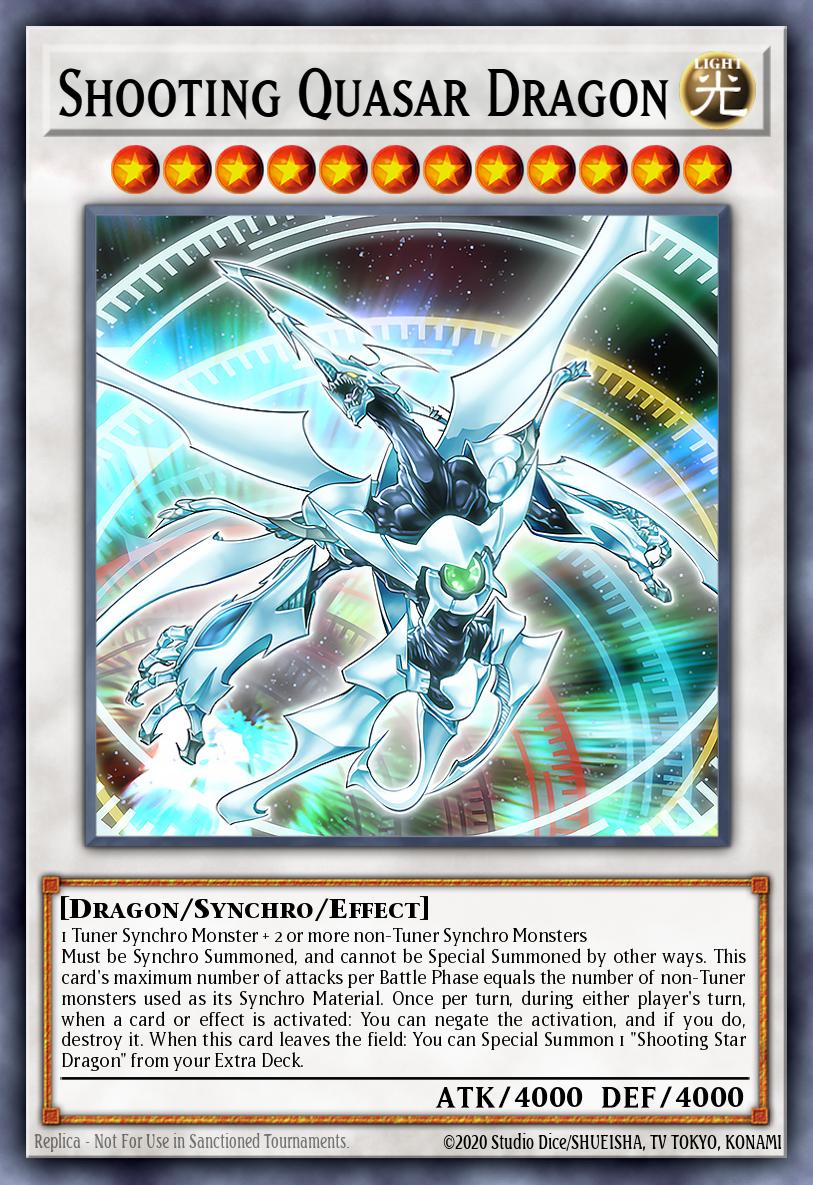 Shooting Quasar Dragon Yu-Gi-Oh card