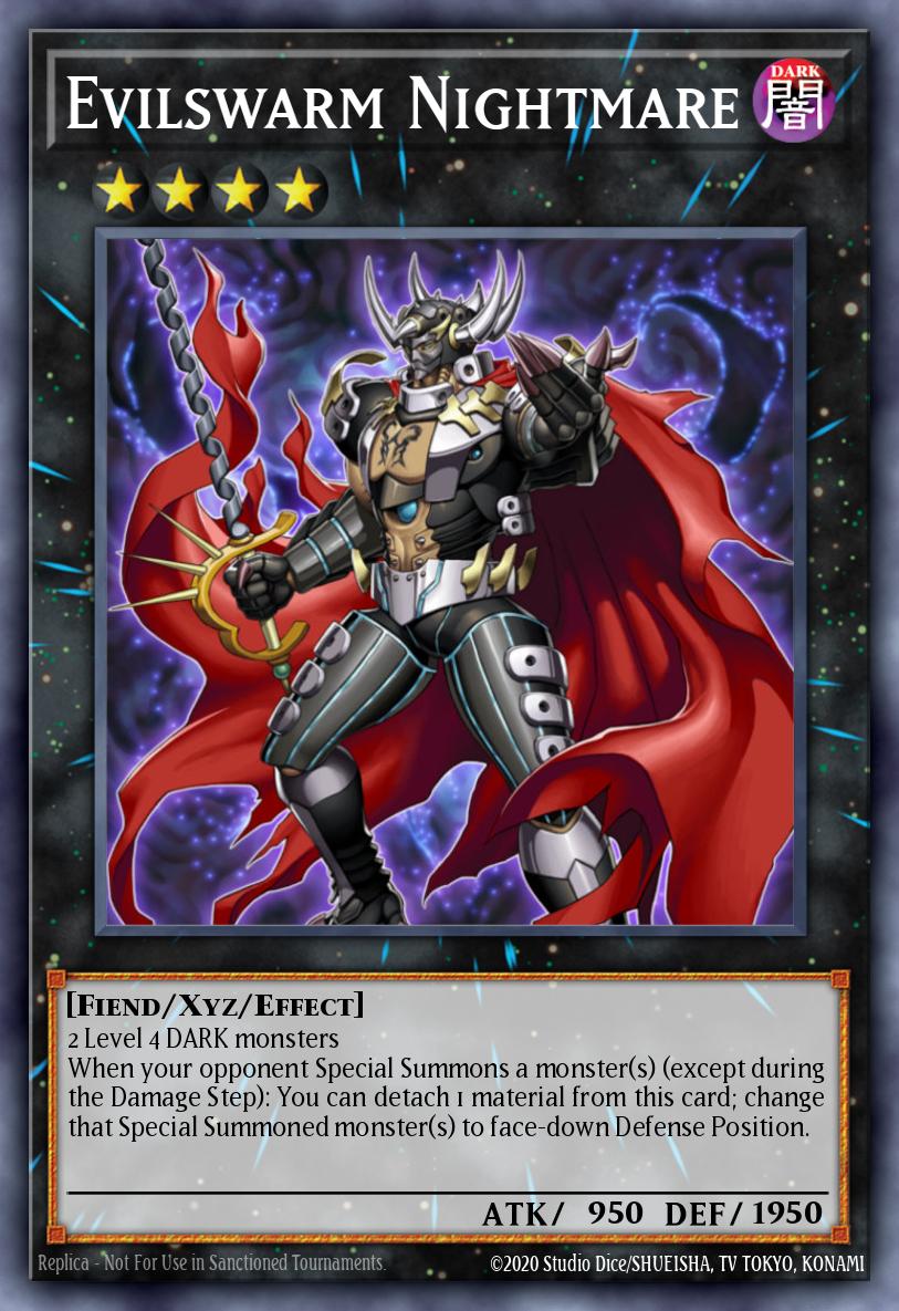 Evilswarm Nightmare Yu-Gi-Oh card