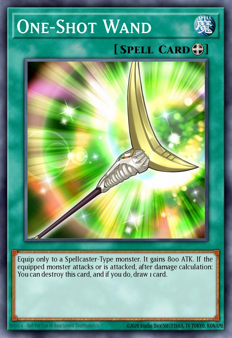 One-Shot Wand Yu-Gi-Oh card