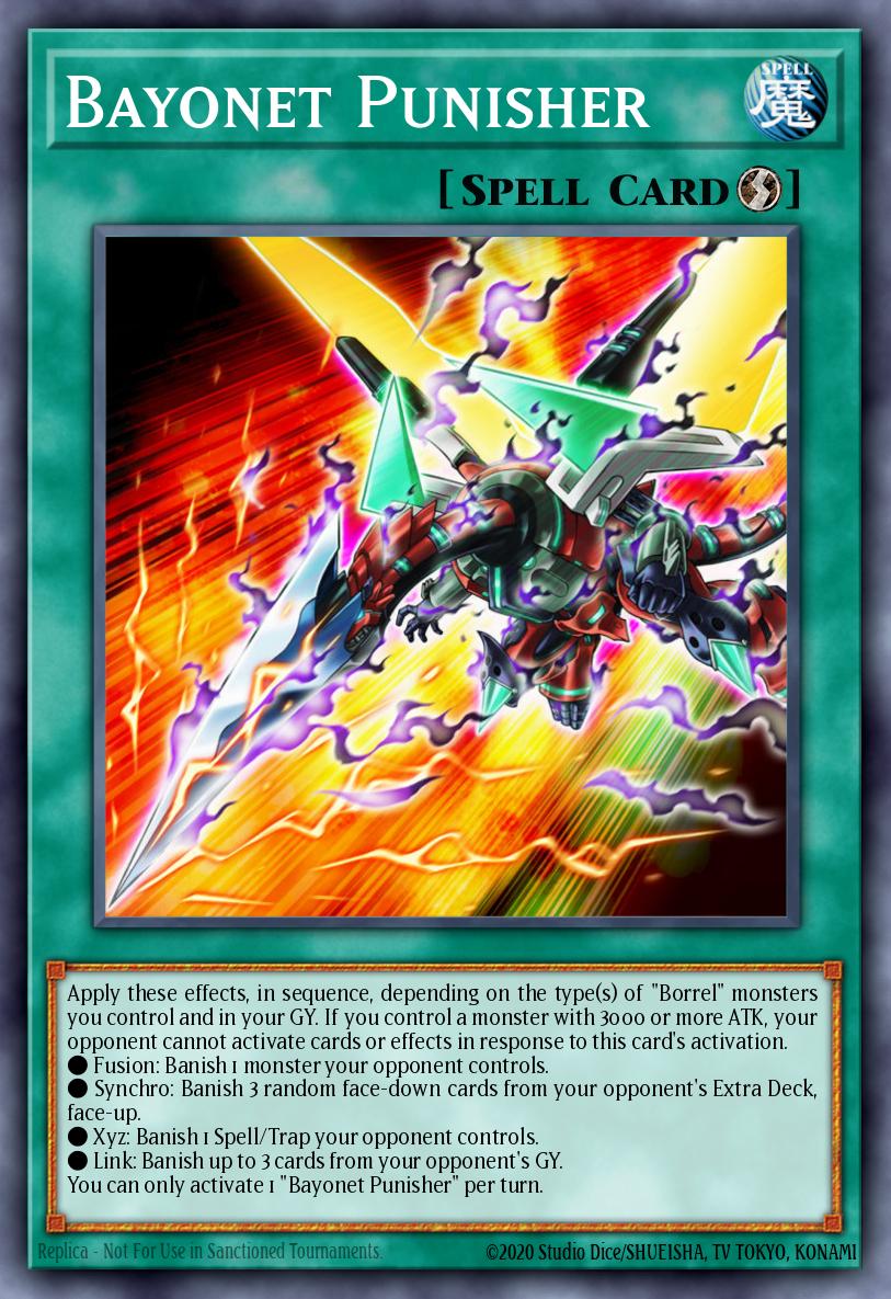 Bayonet Punisher Yu-Gi-Oh card