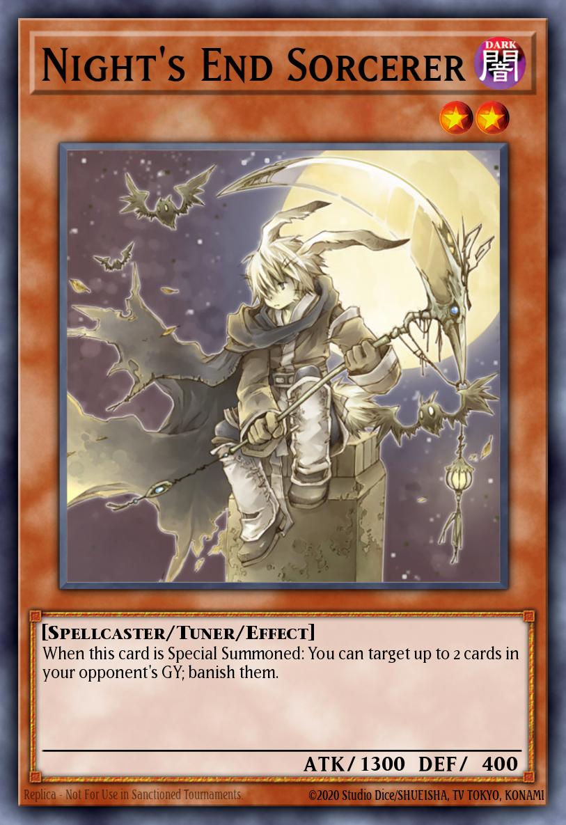 Night's End Sorcerer Yu-Gi-Oh card