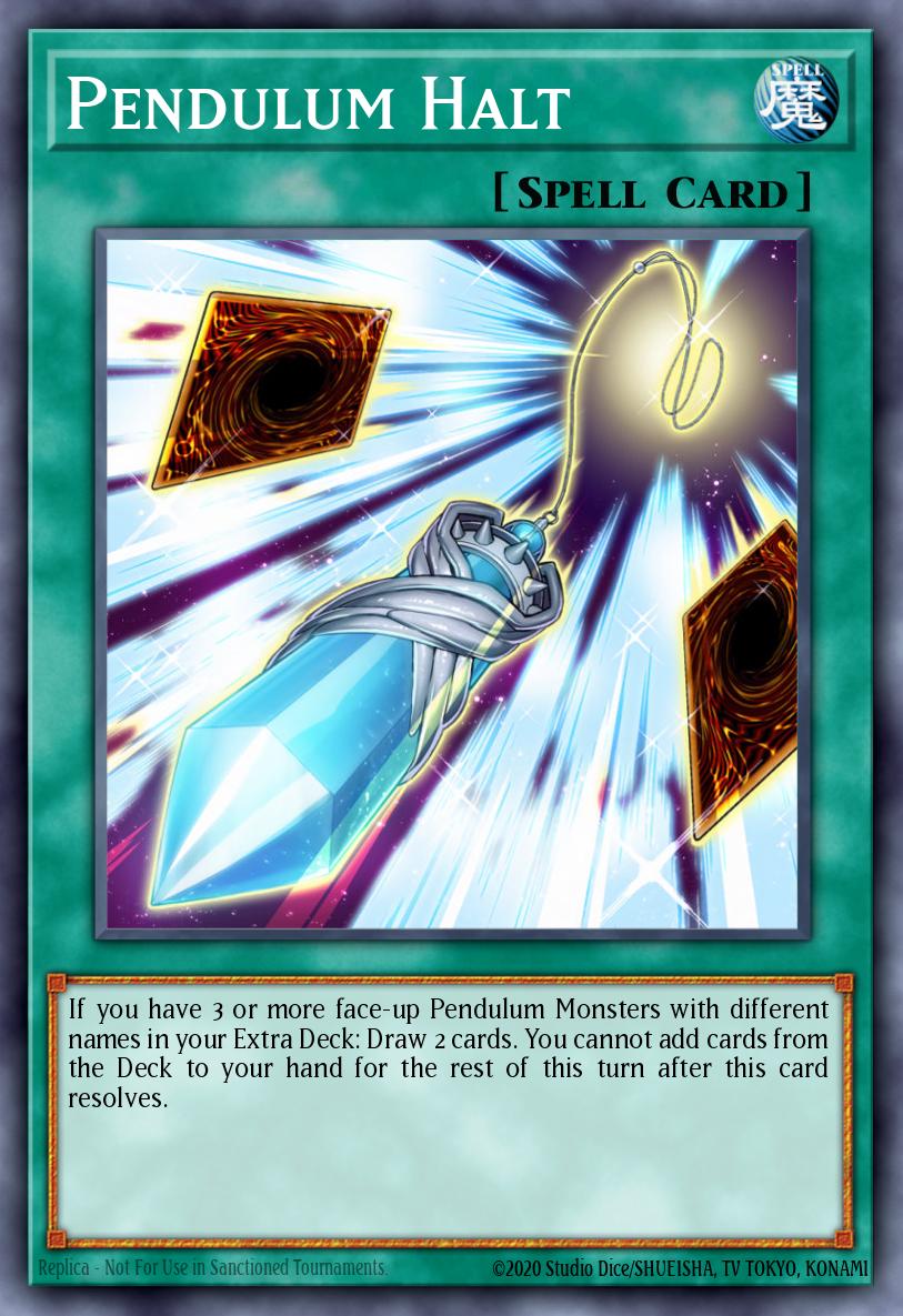 Pendulum Halt Yu-Gi-Oh card