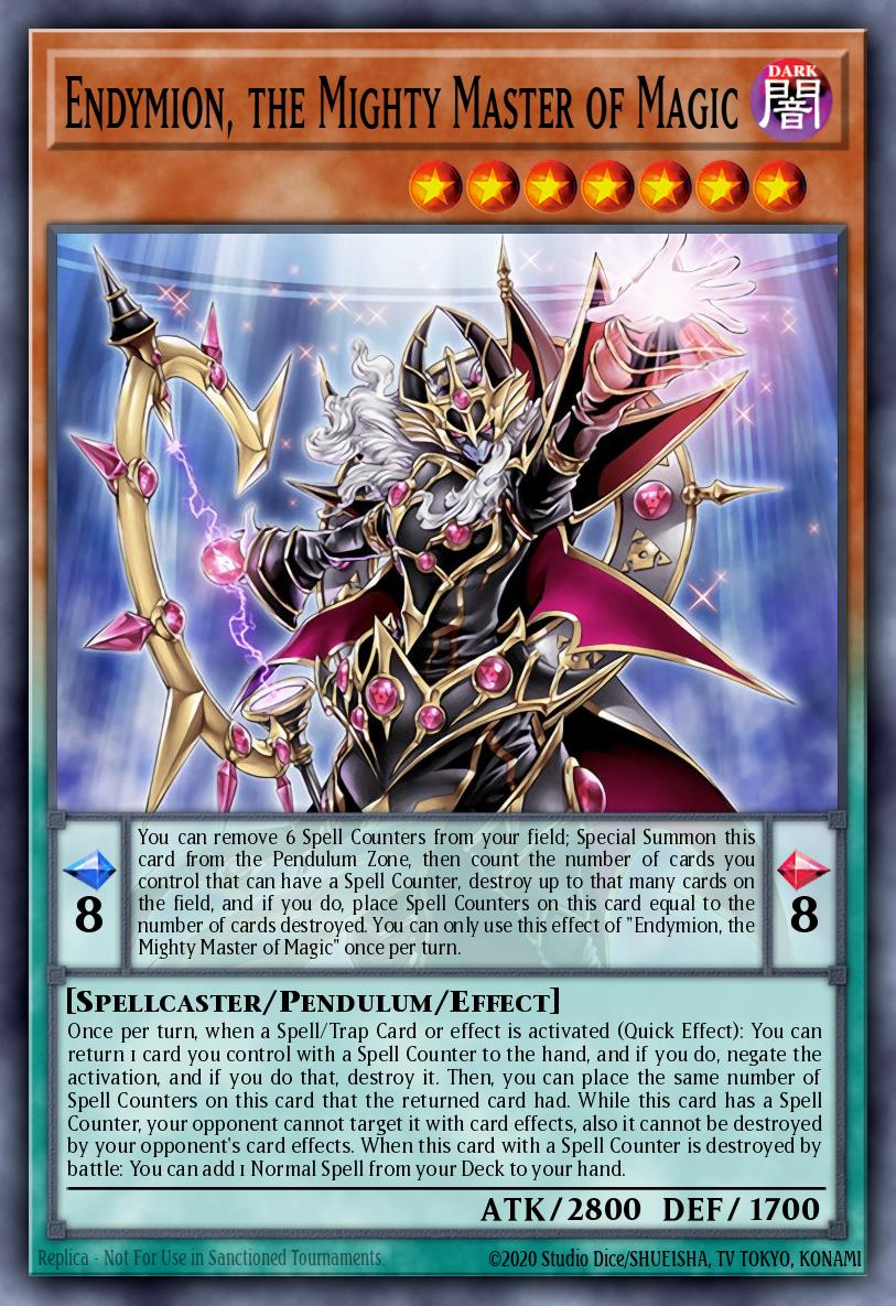 Endymion, the Mighty Master of Magic Yu-Gi-Oh card