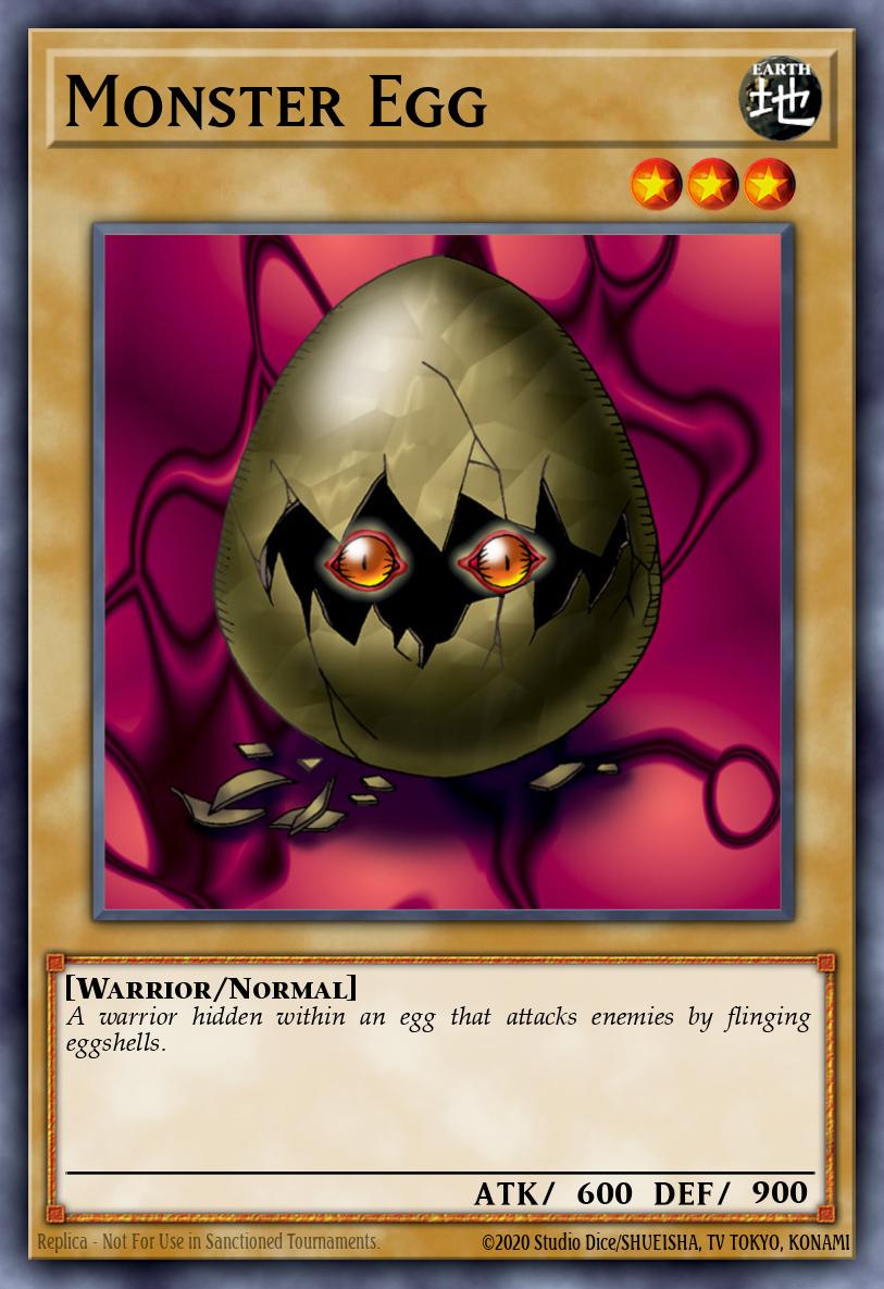 Monster Egg Yu-Gi-Oh card
