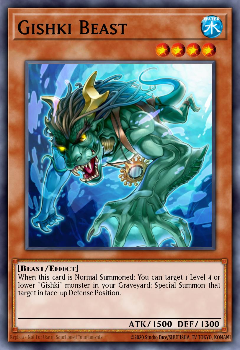 Gishki Beast Yu-Gi-Oh card