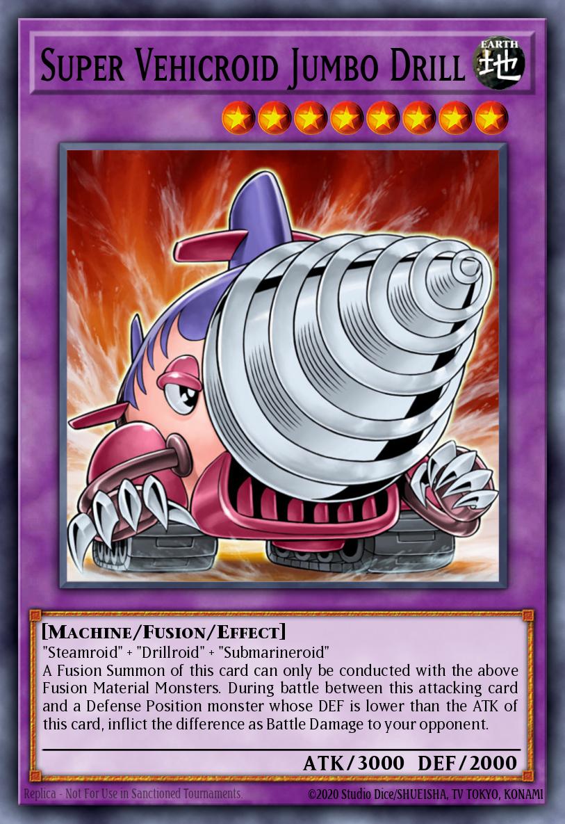 Super Vehicroid Jumbo Drill Yu-Gi-Oh card