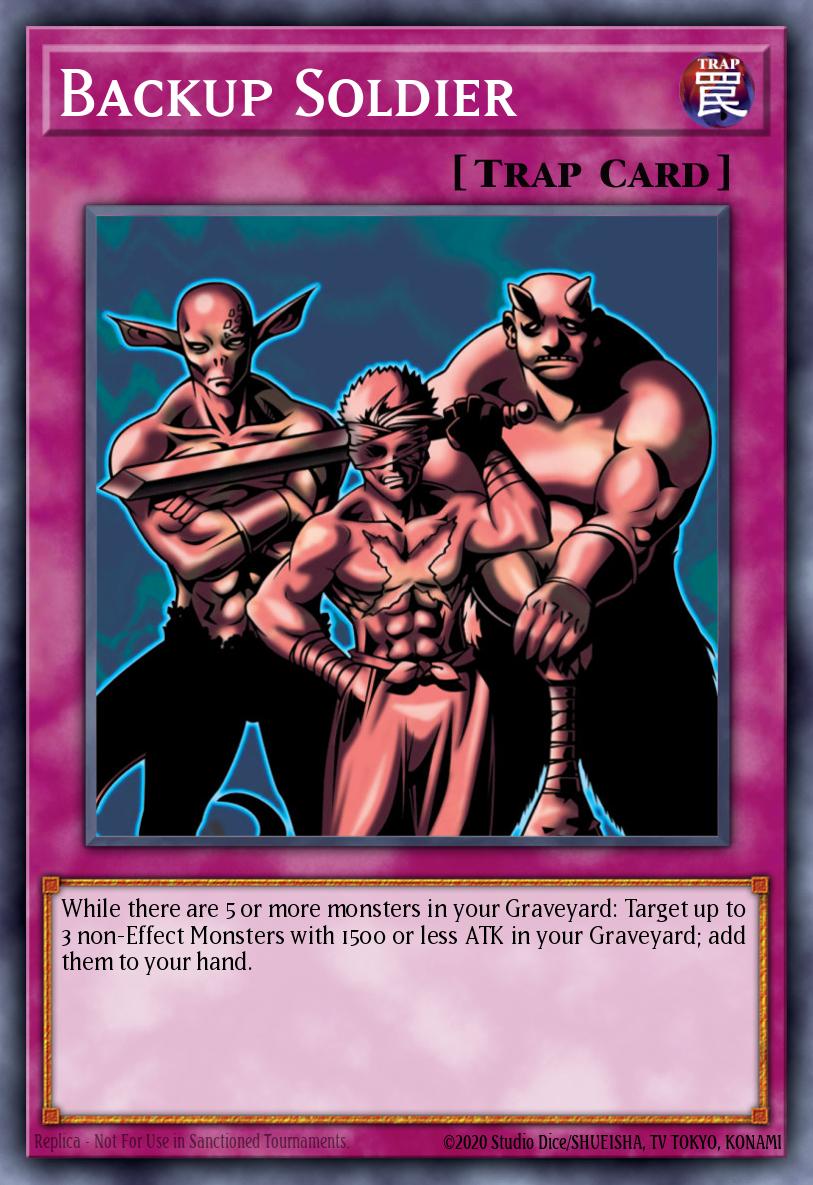 Backup Soldier Yu-Gi-Oh card
