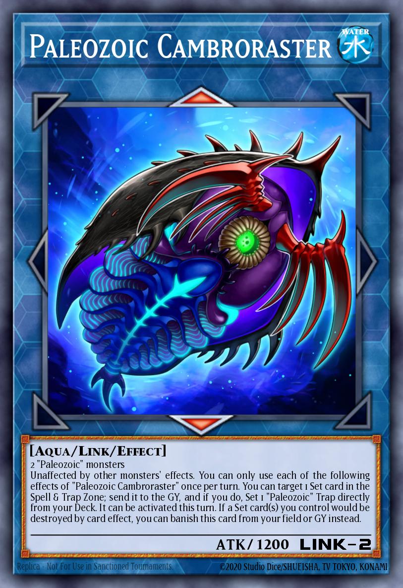 Paleozoic Cambroraster Yu-Gi-Oh card