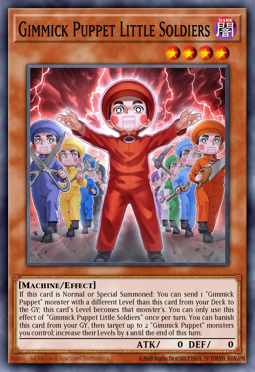 Gimmick Puppet Little Soldiers Yu-Gi-Oh card
