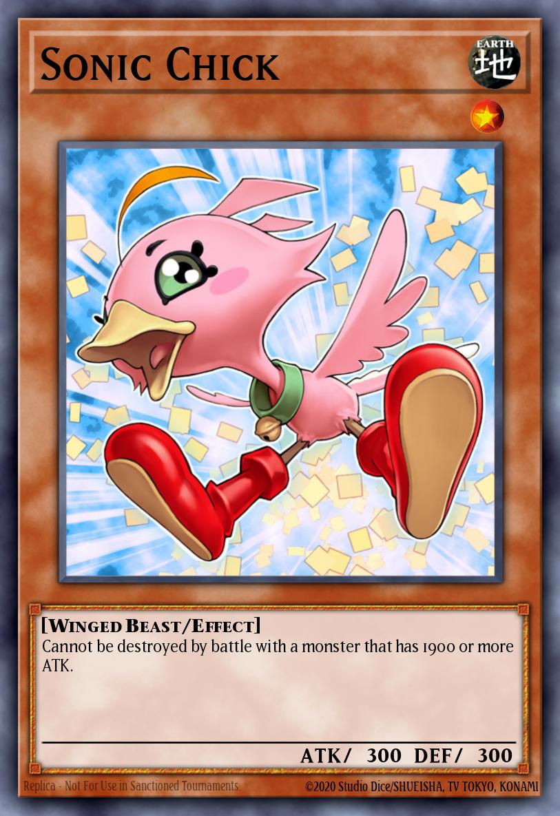 Sonic Chick Yu-Gi-Oh card