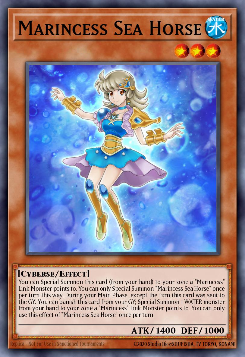 Marincess Sea Horse Yu-Gi-Oh card