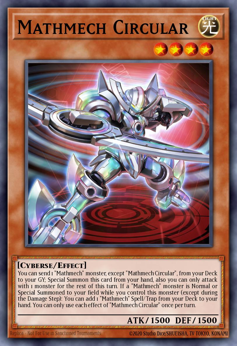 Mathmech Circular Yu-Gi-Oh card