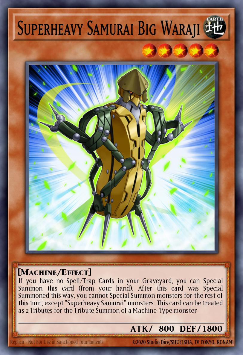 Superheavy Samurai Big Waraji Yu-Gi-Oh card