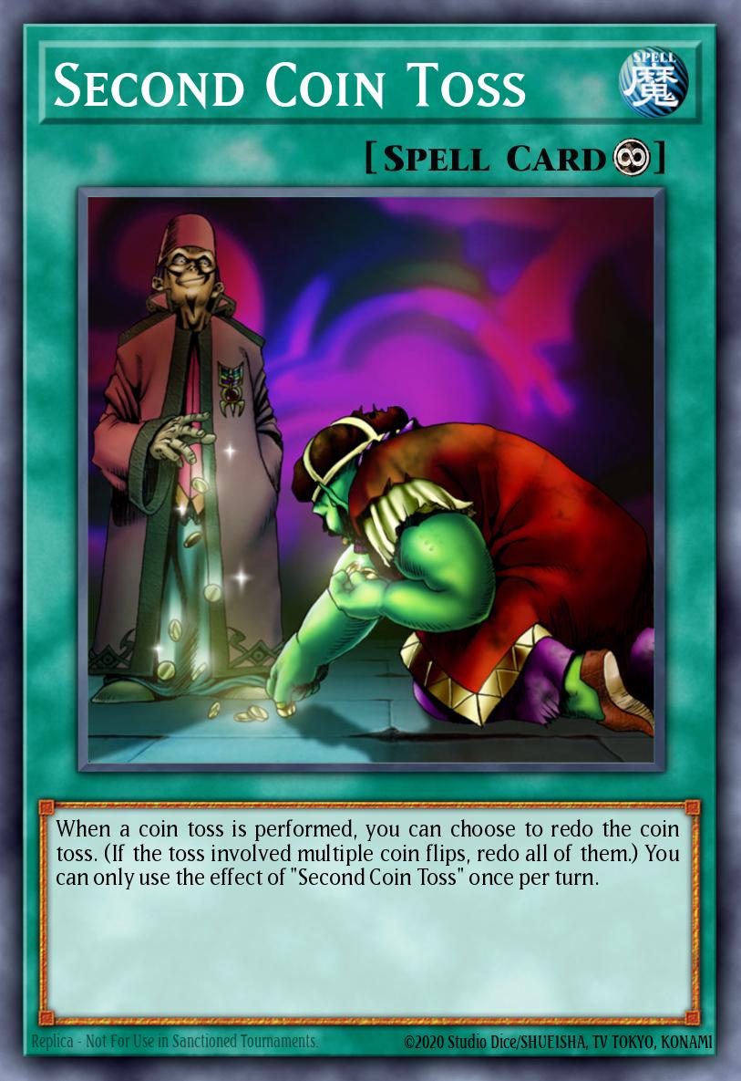 Second Coin Toss Yu-Gi-Oh card