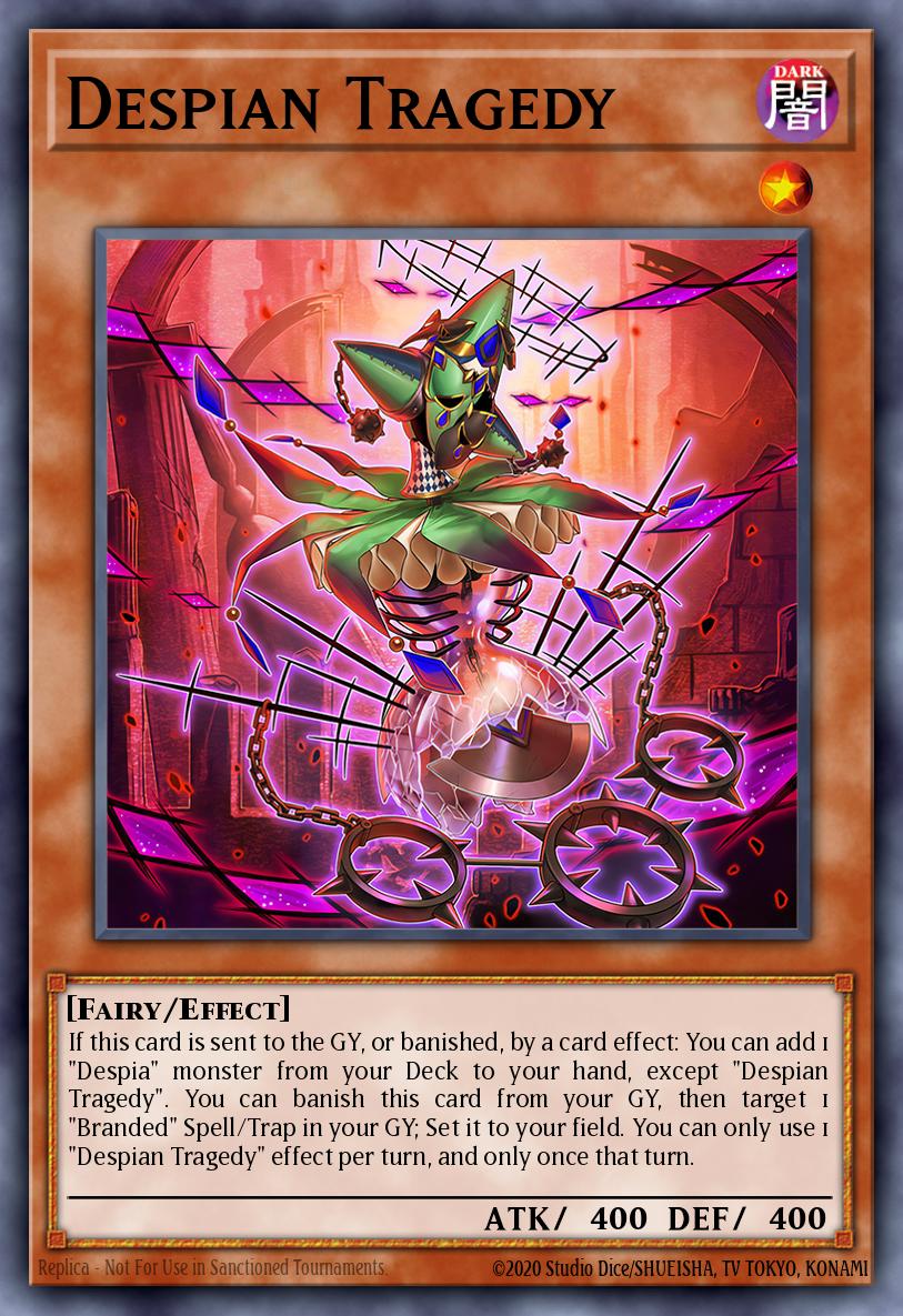 Despian Tragedy Yu-Gi-Oh card