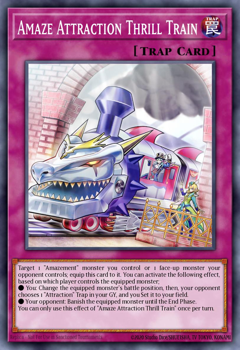 Amaze Attraction Thrill Train Yu-Gi-Oh card