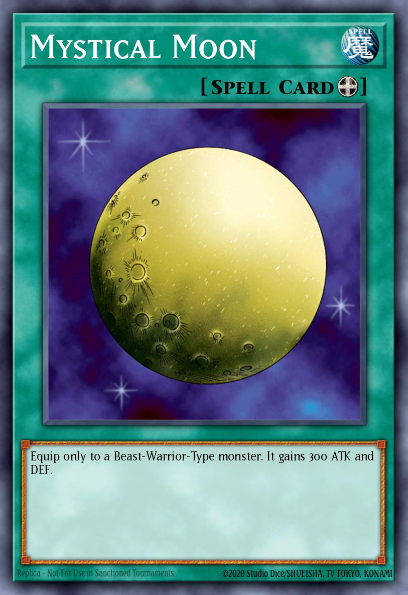 Mystical Moon Yu-Gi-Oh card