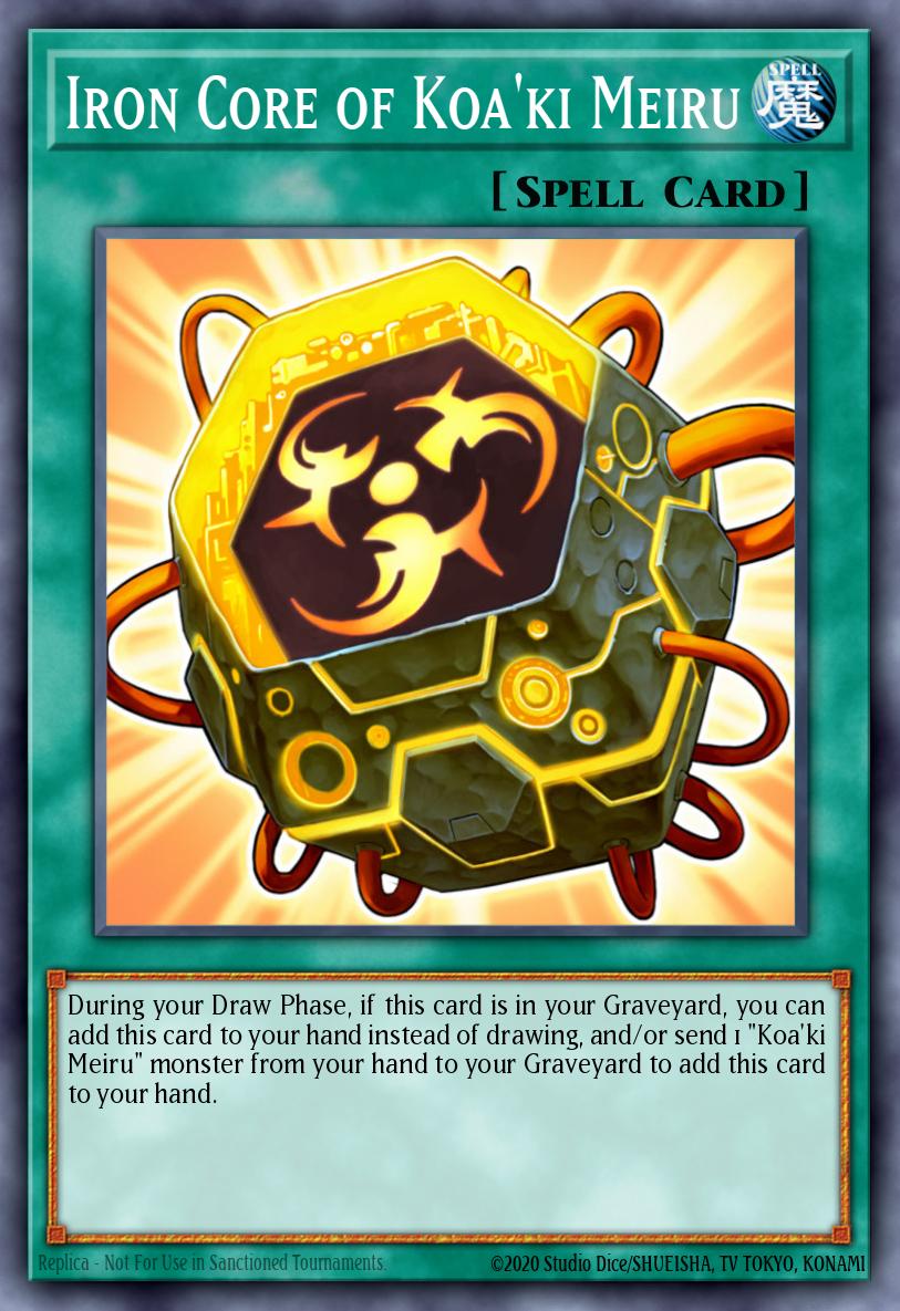 Iron Core of Koa'ki Meiru Yu-Gi-Oh card
