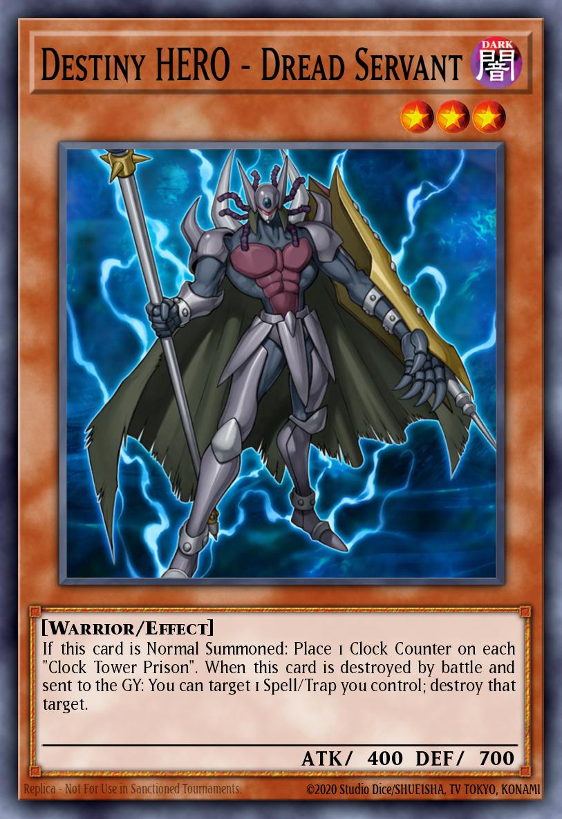 Destiny HERO - Dread Servant Yu-Gi-Oh card