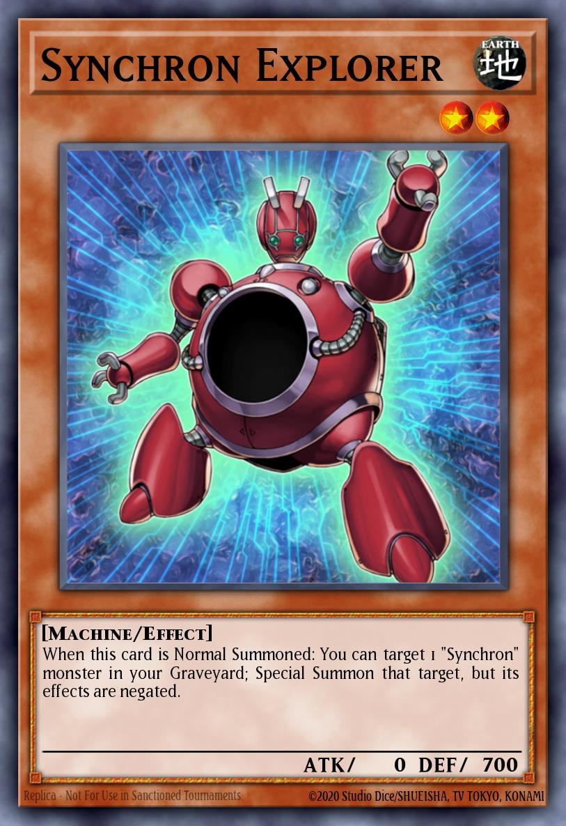 Synchron Explorer Yu-Gi-Oh card