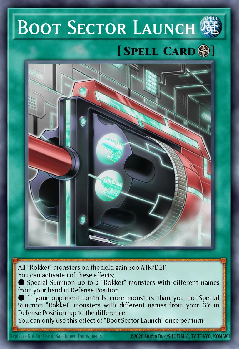 Boot Sector Launch Yu-Gi-Oh card