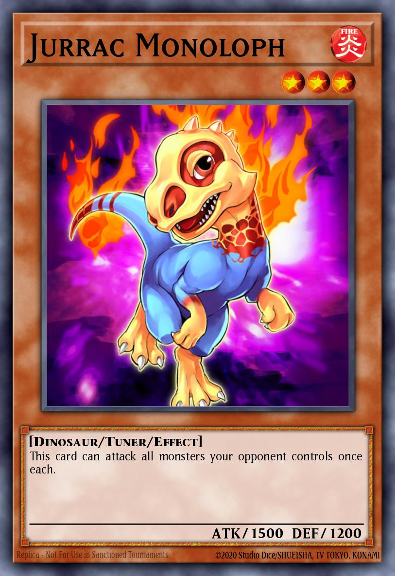 Jurrac Monoloph Yu-Gi-Oh card