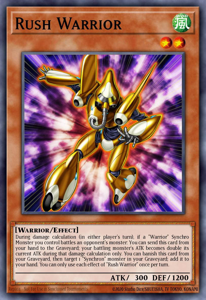 Rush Warrior Yu-Gi-Oh card