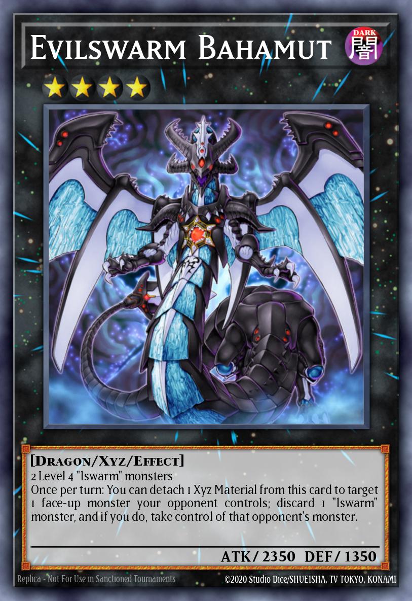 Evilswarm Bahamut Yu-Gi-Oh card