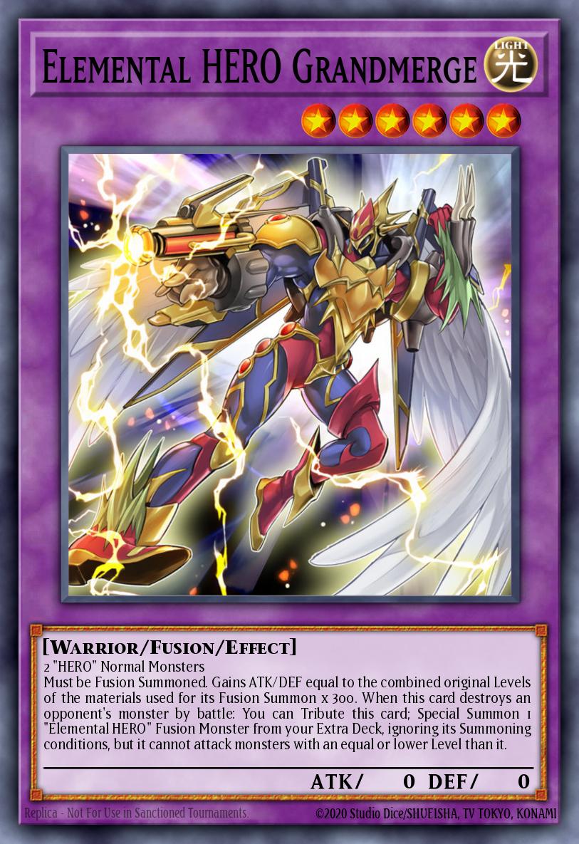 Elemental HERO Grandmerge Yu-Gi-Oh card