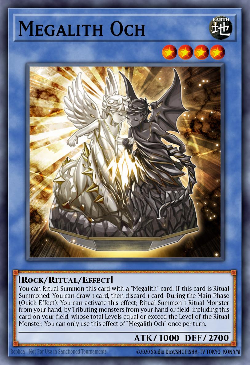 Megalith Och Yu-Gi-Oh card