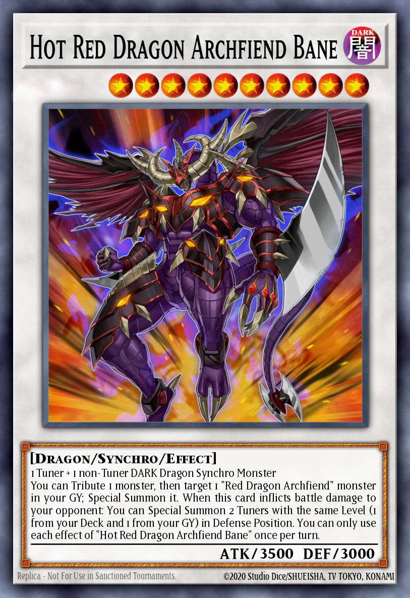 Hot Red Dragon Archfiend Bane Yu-Gi-Oh card