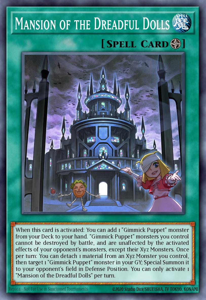 Mansion of the Dreadful Dolls Yu-Gi-Oh card