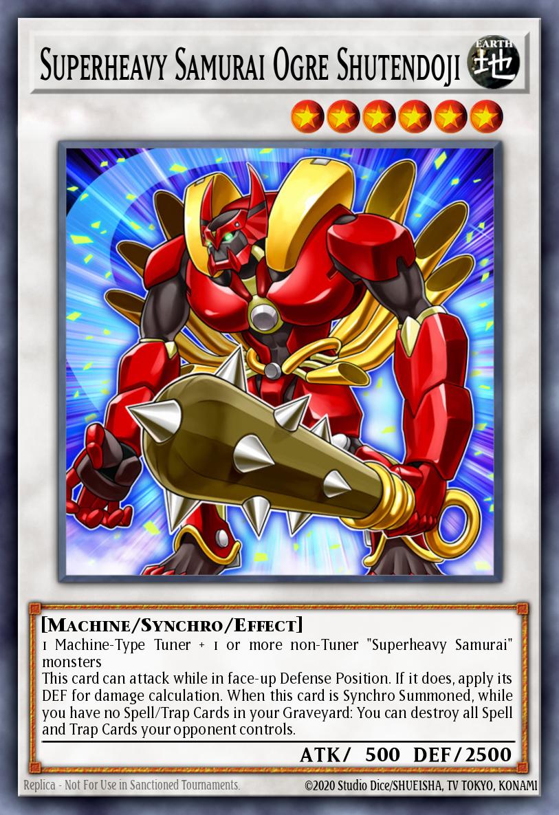 Superheavy Samurai Ogre Shutendoji Yu-Gi-Oh card