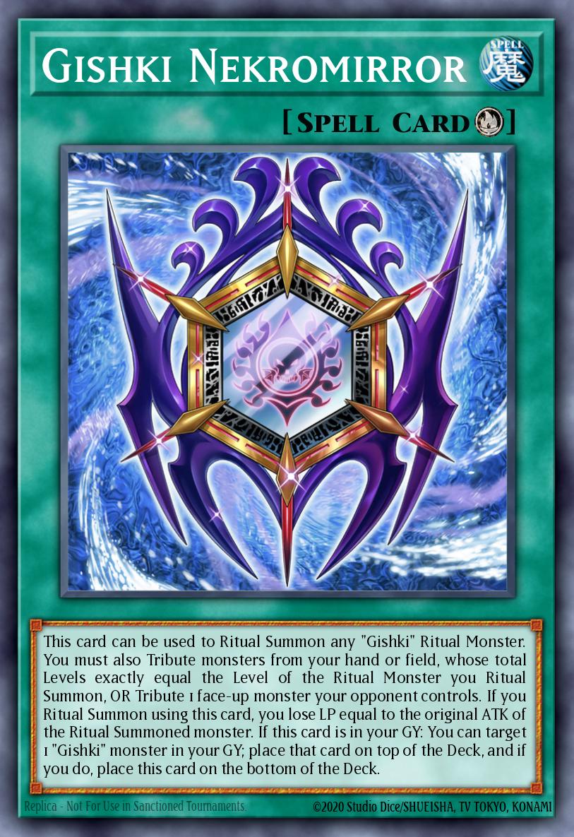 Gishki Nekromirror Yu-Gi-Oh card