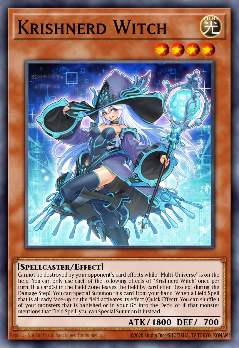 Krishnerd Witch Yu-Gi-Oh card