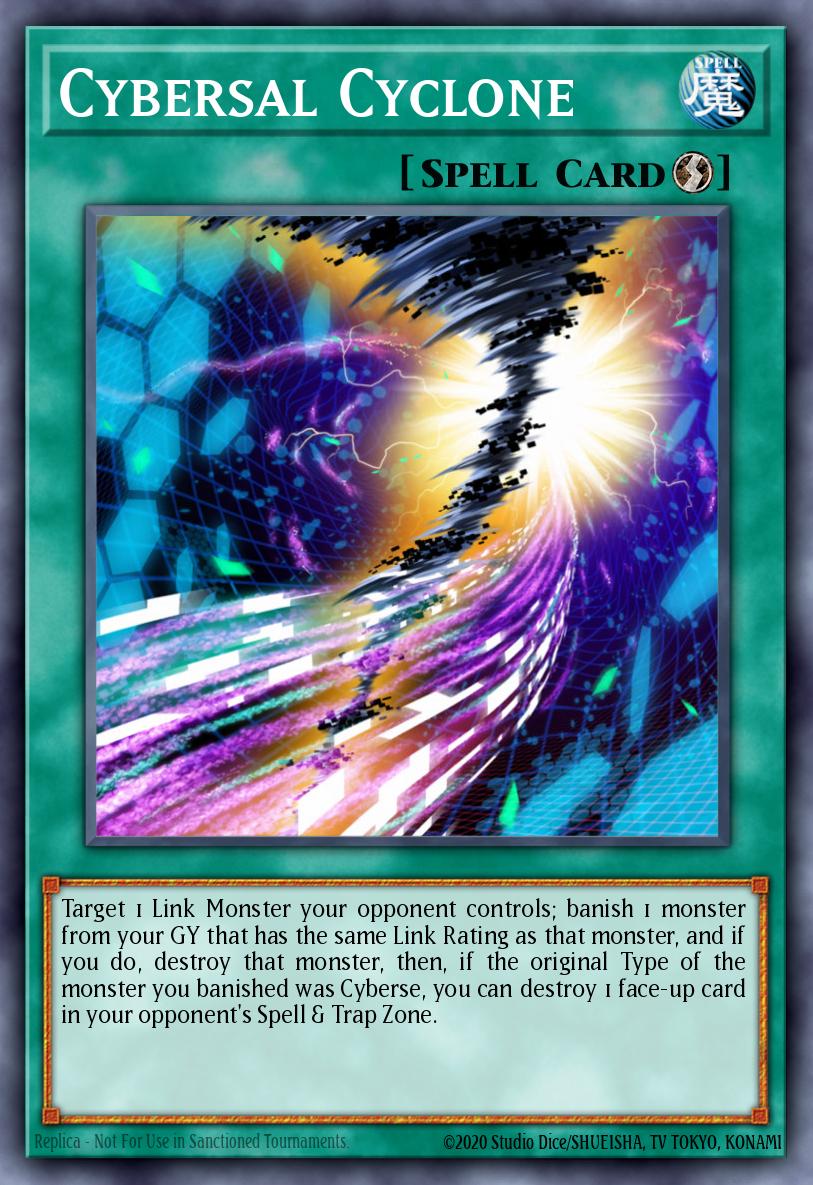 Cybersal Cyclone Yu-Gi-Oh card