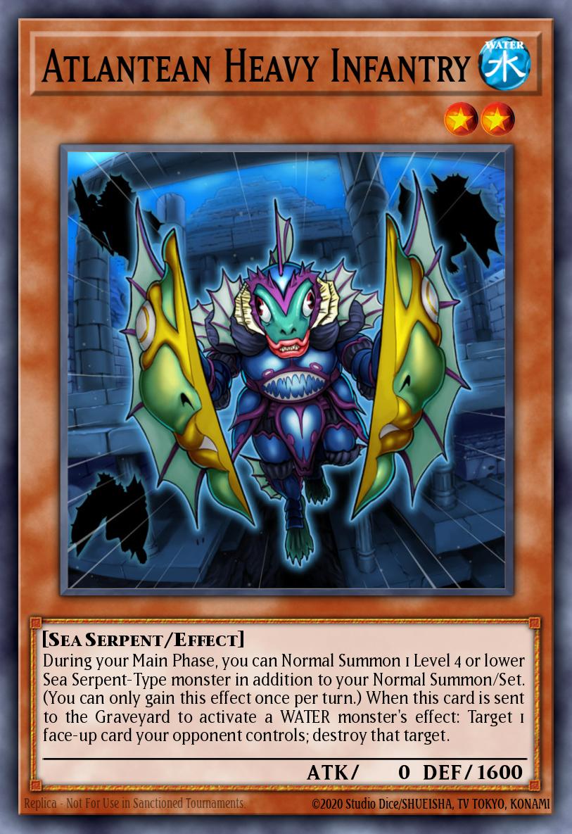 Atlantean Heavy Infantry Yu-Gi-Oh card