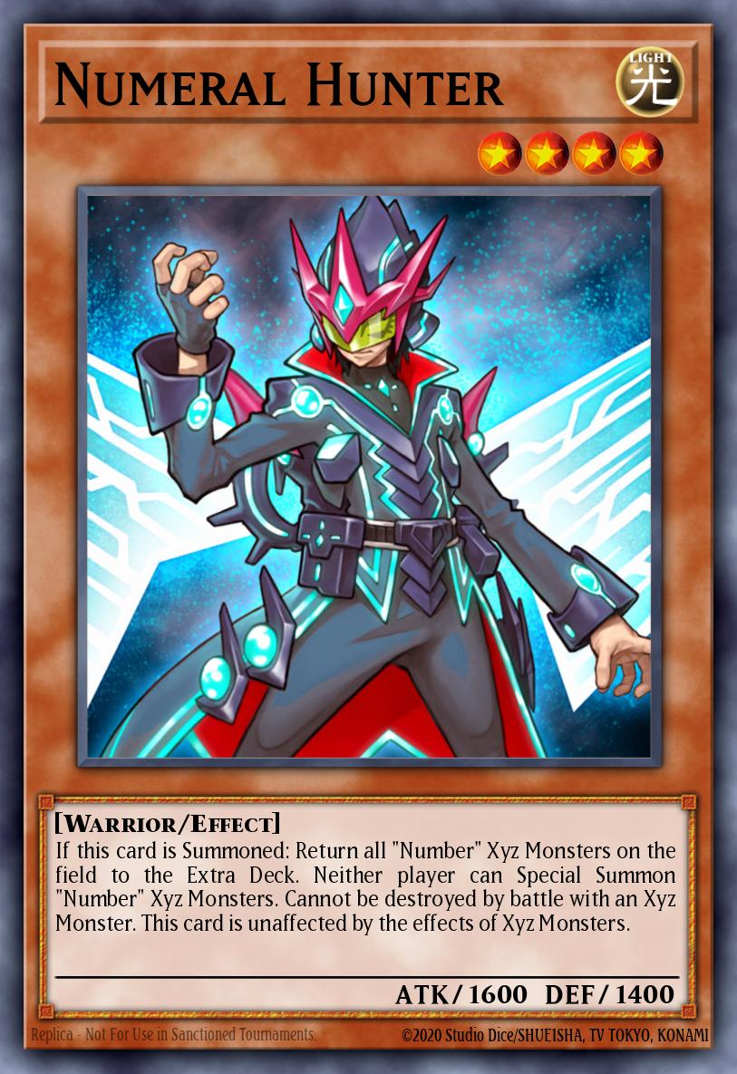 Numeral Hunter Yu-Gi-Oh card